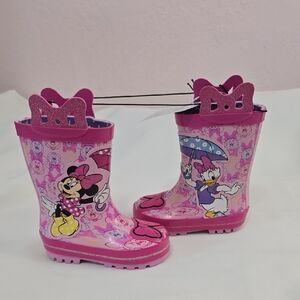Disney Junior Minnie Mouse Boots Size:5-6